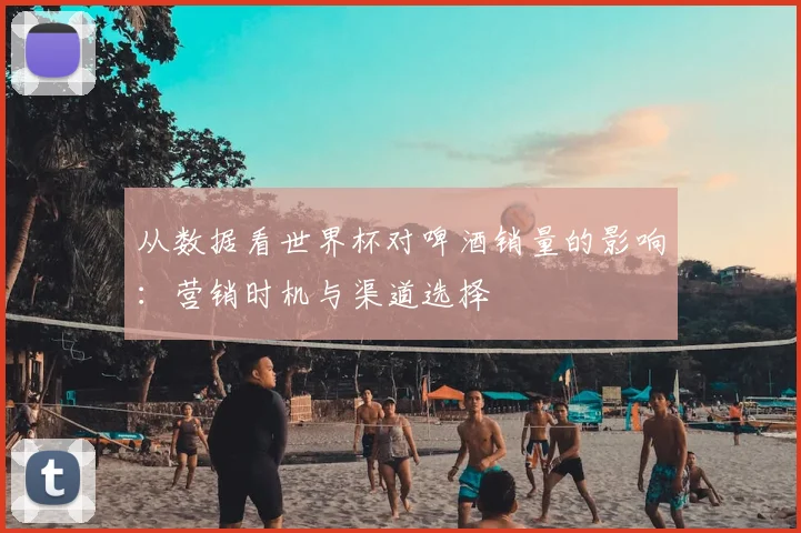 从数据看世界杯对啤酒销量的影响：营销时机与渠道选择