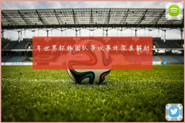 年世界杯韩国队争议事件深度解析